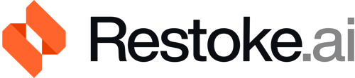 RestokeAI Logo (Black Colour) - Small